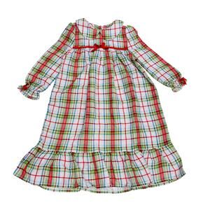 NWT Little English 3T Holiday Plaid Classic Pajama Gown